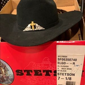 STETSON COWBOY BLACK HAT